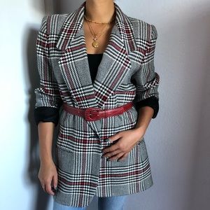 Vintage oversized blazer, fresh from dry cleaners